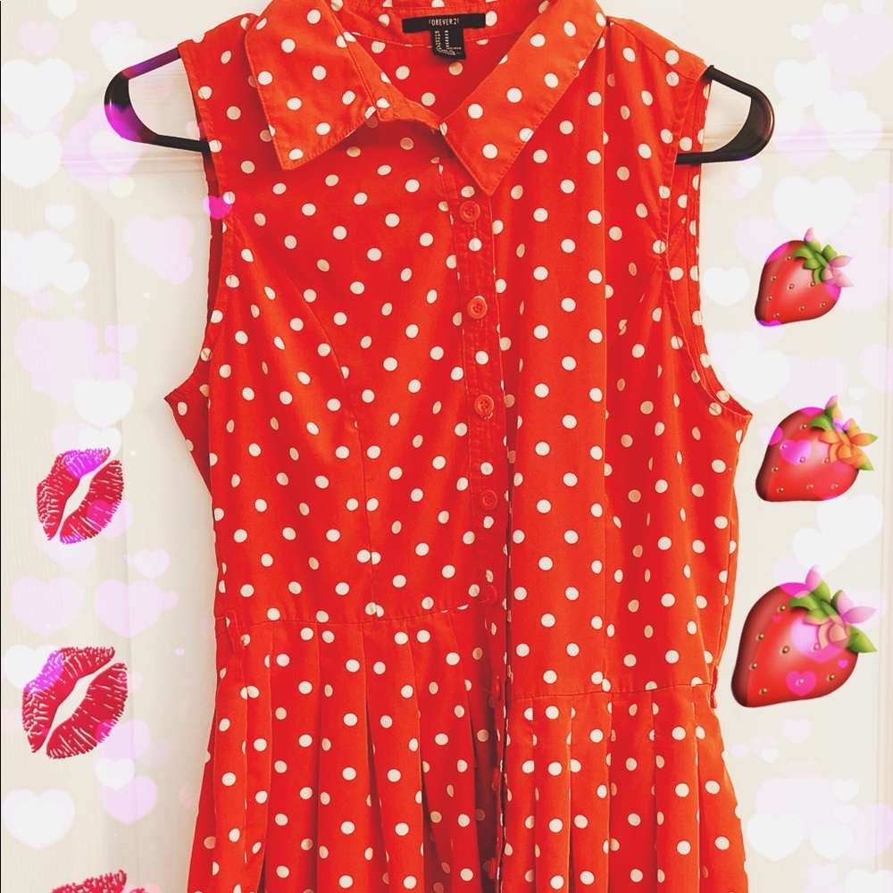 💋❤️Vintage inspired polka dot swing dress💋❤️
